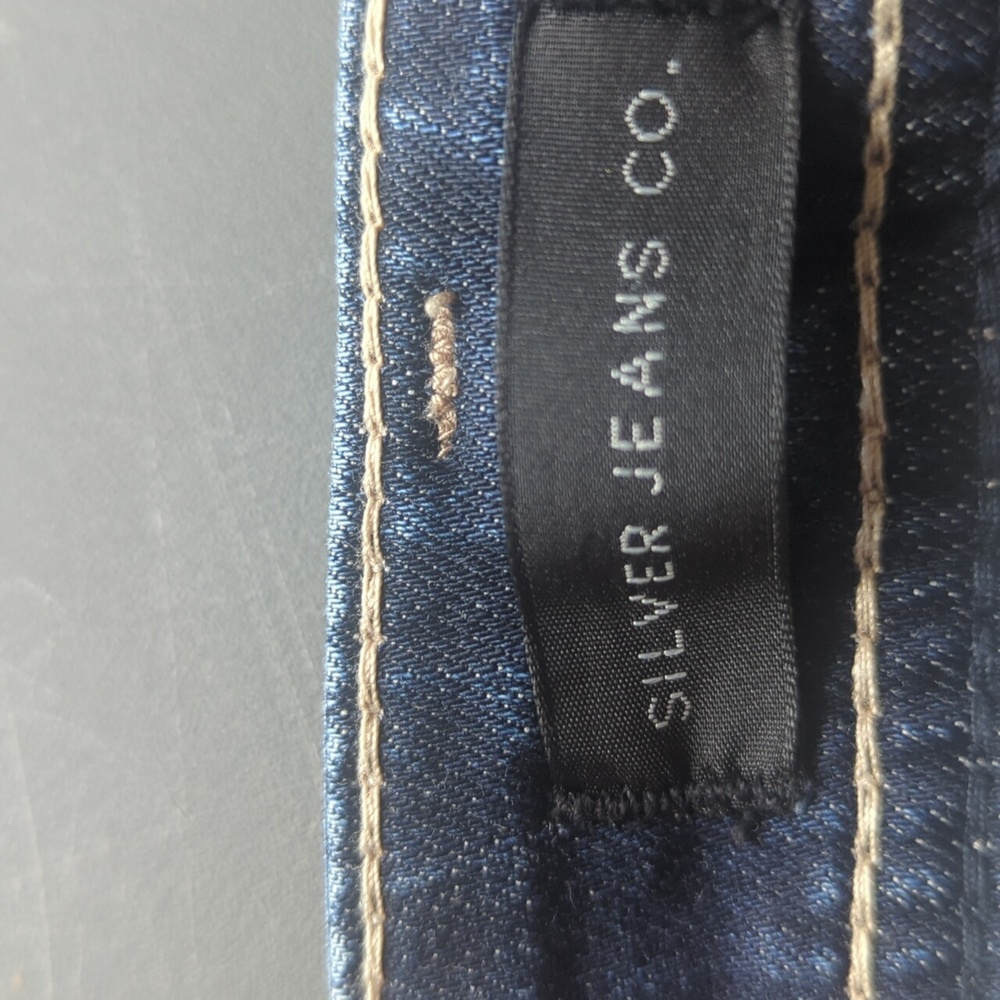 Silver Jeans Suki Capri size 22 L 22 1/2 Western Glove Works Shorts - Picture 3 of 4